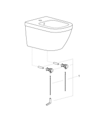 Биде подвесное GROHE Euro Ceramic, альпин-белый (39208000)
