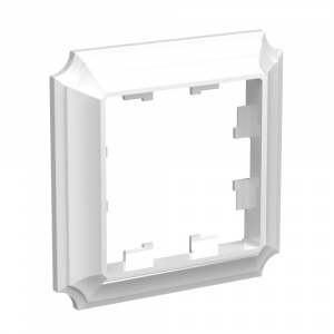 Рамка 1-постовая универсальная Systeme Electric (Schneider Electric) Atlas Design Antique, белый ATN100101