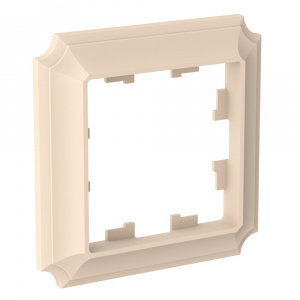 Рамка 1-постовая универсальная Systeme Electric (Schneider Electric) Atlas Design Antique, песочный ATN101201