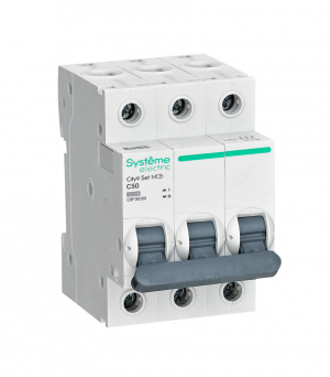 Автоматический выключатель Systeme Electric (Schneider Electric) City9 Set 3P 50 А, тип С, 6 кА, C9F36350