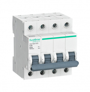 Автоматический выключатель Systeme Electric (Schneider Electric) City9 Set 4P 20 А, тип С, 6 кА, C9F36420