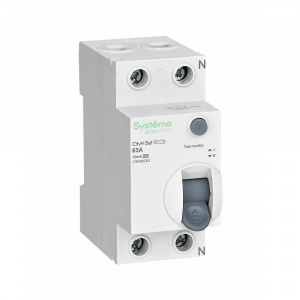 Выключатель дифференциального тока Systeme Electric (Schneider Electric) City9 Set 2Р 63 А, 30 мА, тип A, 6 кА, C9R68263