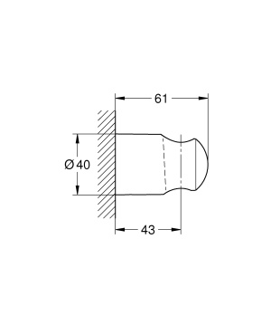 Grohe Tempesta-F Trigger Spray 30 | Doccetta Bidet Cromata Alta Qualità