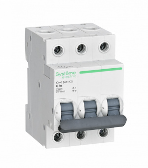 Автоматический выключатель Systeme Electric (Schneider Electric) City9 Set 3Р 50 A, тип С, 4.5 кА, C9F34350