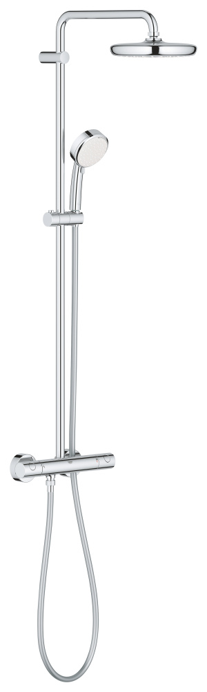 Душевая система GROHE Tempesta Cosmopolitan System 210 с термостатом для душа, хром (27922001/UA), уцененный товар
