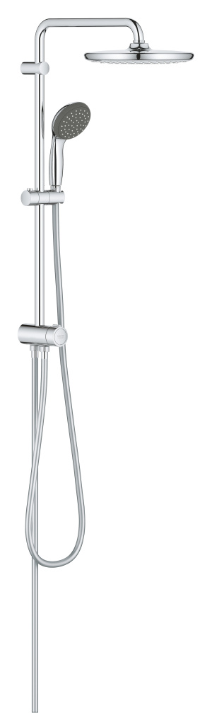 Душевая система с переключателем настенного монтажа GROHE QuickFix Vitalio Start 250, хром (26817000)