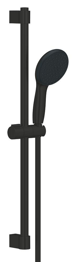 Душевой гарнитур GROHE Tempesta 110, 2 режима струи, душевая штанга 600 мм, 6,1 л/мин, черный (269152433)