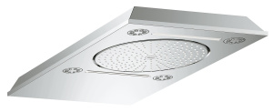 Верхний душ GROHE Rainshower F-series, 3 режима, 381x60 мм, хром (27938001)