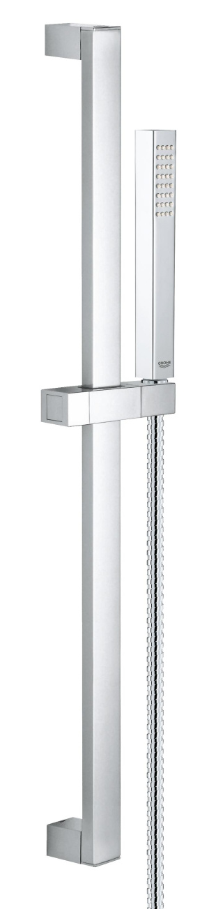 Душевой гарнитур GROHE SPA Euphoria Cube+ Stick, 1 режим струи, душевая штанга 600 мм, 9,5 л/мин, хром (27891000)
