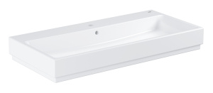 Раковина GROHE Cube Ceramic, подвесная 100 см, альпин-белый (3938600H)