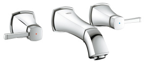 Внешняя часть смесителя для раковины GROHE Grandera на 3 отверстия, хром (20414000)