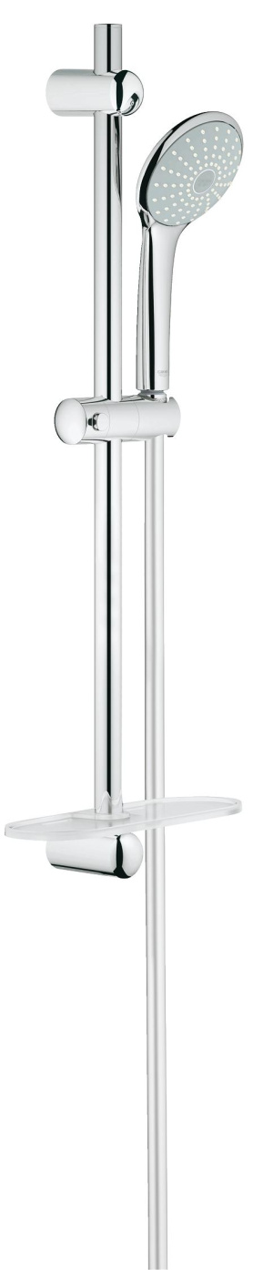 Душевой гарнитур GROHE Euphoria 110 Mono с мыльницей, 1 режим струи, душевая штанга 600 мм, 21,7 л/мин, хром (27266001/U), уцененный товар