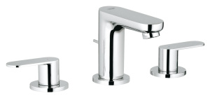 Смеситель для раковины GROHE Eurosmart Cosmopolitan на 3 отверстия, S-size, хром (20187000)
