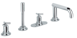 Внешняя часть термостата для ванны GROHE Atrio Ypsilon с душевым гарнитуром, хром (19141000)