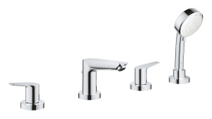 Смеситель для ванны GROHE BauEdge, хром (2512010A)