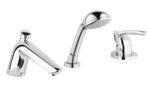 Смеситель для ванны GROHE Tenso однорычажный на 3 отверстия, хром (19153000)