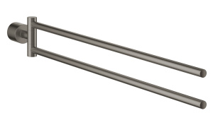 Держатель для полотенца GROHE Atrio двойной, темный графит матовый (40308AL3)