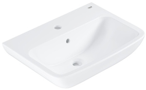Раковина подвесная GROHE Bau Edge 55 см, альпин-белый (39807000)