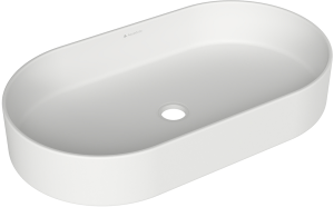 Раковина накладная Aqueduto ESPIRAL, овальная 390*600, белый матовый (ESP0220)