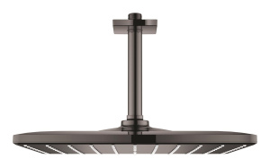 Верхний душ GROHE Rainshower Mono 310 Cube, 9,5 л/мин, 1 режим, 142 мм, темный графит глянцевый (26566A00)