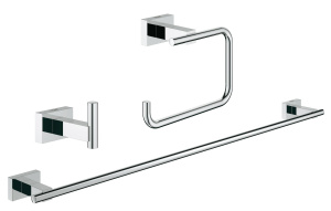 Набор аксессуаров GROHE Essentials Cube (3 предмета), хром (40777001)