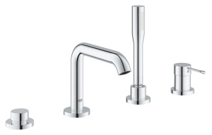 Смеситель для ванны GROHE Essence на 4 отверстия, на край ванны, хром (1957800A)