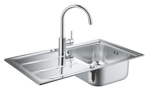 Мойка и смеситель для мойки, GROHE K400, (31570SD0)