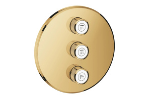 Внешняя часть переключателя потоков GROHE Grohtherm SmartControl, холодный рассвет глянец (29122GL0)