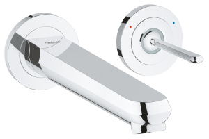 Внешняя часть смесителя для раковины GROHE Eurodisc Joy на 2 отверстия, L-Size, хром (19969000)