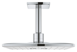 Верхний душ GROHE Rainshower 310 SmartActive Cube, 2 режима, 142 мм, белая луна (26481LS0)