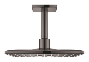 Верхний душ GROHE SmartActive 310 Cube, 2 режима, 142 мм, темный графит глянцевый (26481A00)