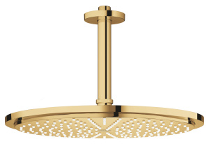 Верхний душ GROHE Rainshower Cosmopolitan 310, 8 л/мин, 1 режим, 142 мм, холодный рассвет глянец (26067GL0)