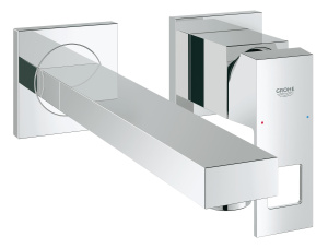 Внешняя часть смесителя для раковины GROHE Eurocube на 2 отверстия, M-Size, хром (23447000)