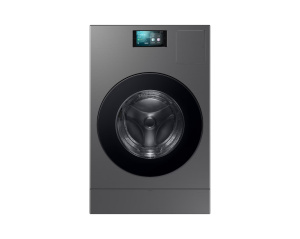 Стирально-сушильная машина Samsung WD18DB8995BZLD Bespoke ИИ, 18+11 кг, темная сталь