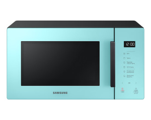Микроволновая печь Samsung MG23T5018AN/BW Bespoke с грилем и стеклянной панелью, 23 л, мятный