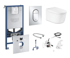 Комплект инсталляции GROHE Rapid SLX 3 в 1 с унитазом Sensia Pro Smart Toilet (NW0125)