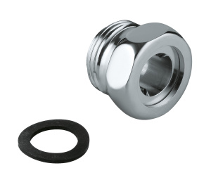 Переходник 1/2″ на 3/4″ GROHE, хром (37133000)