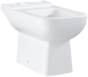 Унитаз напольный безободковый GROHE Bau Edge, альпин-белый (39811000)