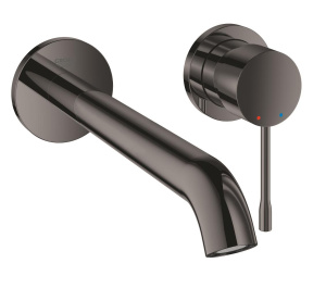 Внешняя часть смесителя для раковины GROHE Essence на 2 отверстия, L-Size, темный графит глянец (19967A01)