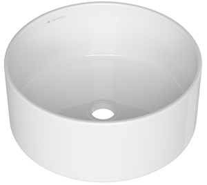 Раковина накладная Aqueduto ESPIRAL, D400, белый глянцевый (ESP0110)