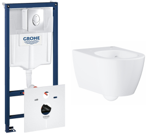 Комплект инсталляции GROHE Rapid SL 4 в 1 с унитазом Essence (NW0124)