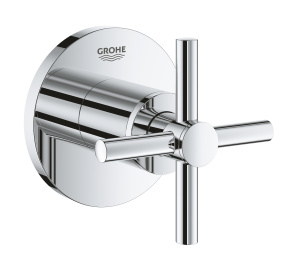 Внешняя часть вентиля GROHE Atrio, крестообразная ручка, хром (19069003)