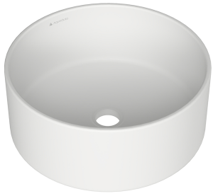 Раковина накладная Aqueduto ESPIRAL, D400, белый матовый (ESP0120)