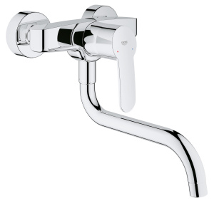 Смеситель для кухонной мойки GROHE Eurostyle Cosmopolitan настенный, хром (33982002)
