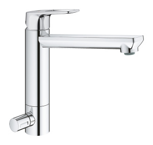 Смеситель для кухни GROHE BauLoop с запорным вентилем, хром (31713000)