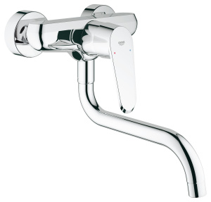 Смеситель для кухни GROHE Eurodisc Cosmopolitan, хром (33772002)