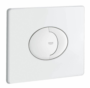 Панель смыва для унитаза GROHE Skate Air, 3 режима, альпин-белый (38506SH0)