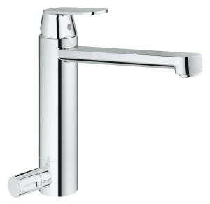 Смеситель для кухни GROHE Eurosmart Cosmopolitan с запорным вентилем, хром (30195000)