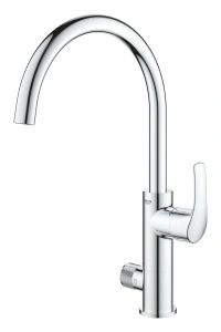 Смеситель для кухонной мойки GROHE Blue Pure Eurosmart, с функцией фильтрации, без фильтра в комплекте, хром (31722000)