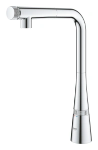 Смеситель для кухни GROHE Zedra SmartControl с вытяжным изливом, хром (31593002)